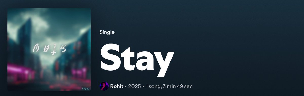 "STAY" IS OUT ON ALL PLATFORMS! GO STREAM IT RIGHT NOW

linktr.ee/theytookrohit