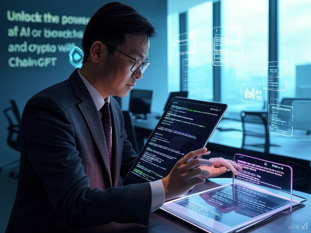 🚀 Unlock the power of AI for blockchain and crypto with <a href="/Chain_GPT/">ChainGPT</a> ! 💻

👉 Join me in exploring cutting-edge tools for smart contracts, trading bots, and more! 

👉 Start here: app.chaingpt.org/?referralcode=… ! 💻

#Blockchain #AI #Crypto Let’s innovate together. 🔥