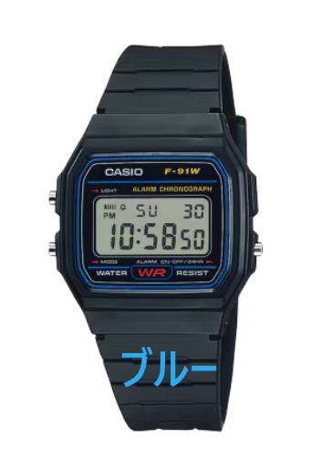 T_Kashio_Museum's tweet image. ＼CASIO Collection STANDARD⌚プレゼントキャンペーン／
軽量・薄型のデジタル液晶モデル⌚
　★F-91W-1JH 『ブルー』
　★F-94WA-9JH　『イエロー』
抽選で２名様にプレゼント（各カラー１名様）🎁

◆応募方法◆
① @T_Kashio_Museum をフォロー
② お好きなカラー『ブルー』or 『イエロー』