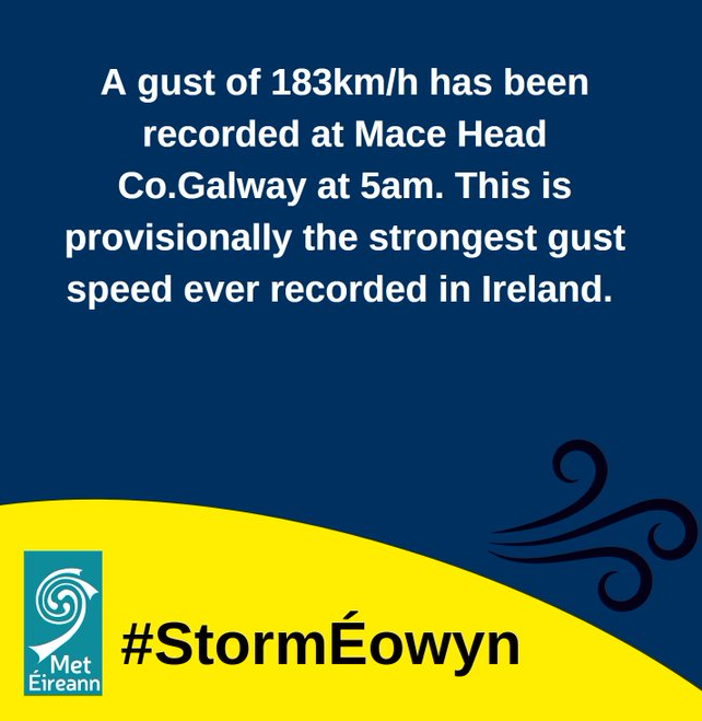 maralgrunn's tweet photo. Ierland #StormÉowyn https://t.co/dsHfVVnUj2