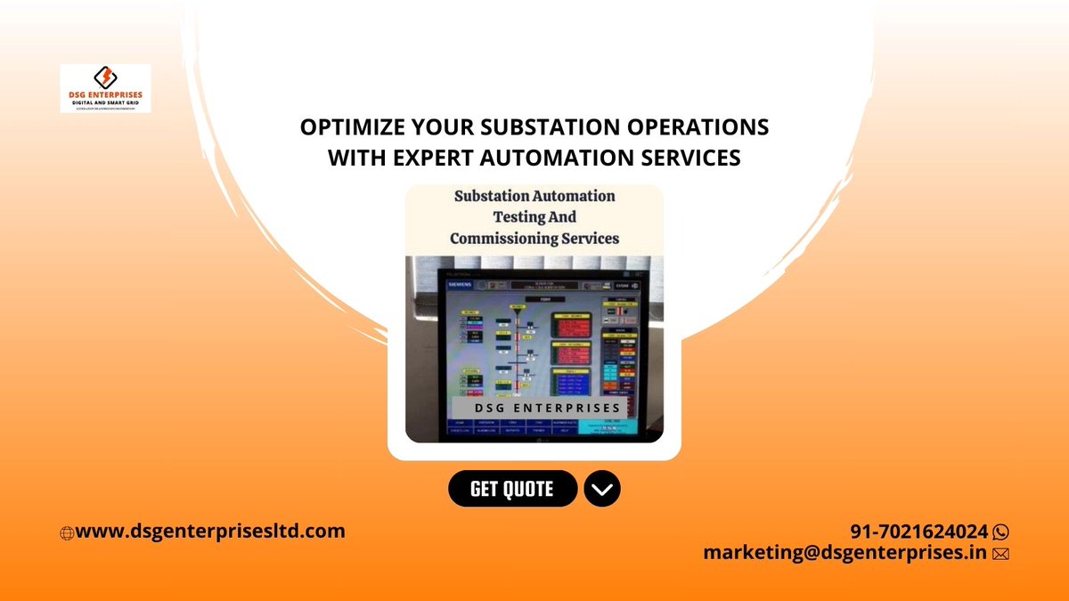 enterprises_dsg's tweet image. Optimize Your Substation Operations with Expert Automation Services.
To know more, 𝐯𝐢𝐬𝐢𝐭 𝐮𝐬 at: dsgenterprisesltd.com/product/substa…

#DSG #SubstationAutomation #TestingAndCommissioning #SCADAIntegration #IEDInteroperability #IndustrialAutomation #PowerSystemMonitoring #Trending