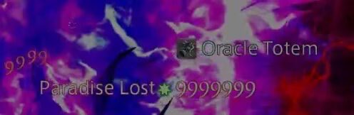 GLGH_'s tweet image. Paradise Lost: 9999999
Okay, your totem