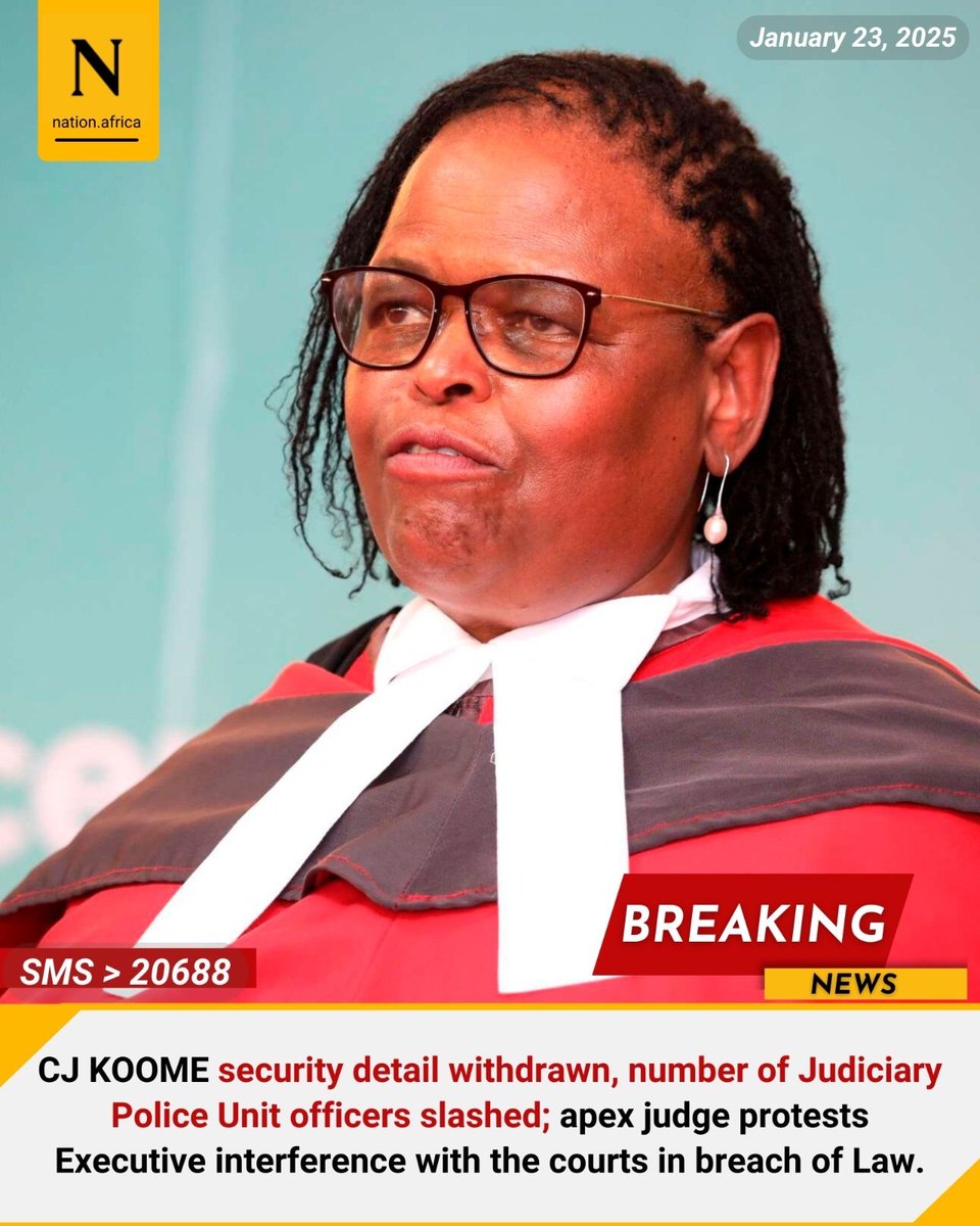 Chief Justice Martha Koome termed the 2022 Supreme Court decision to uphold the election of Ruto "the work of God" saying the judges' ruling happened after God's intervention. At the rate Ruto is going after her, she will need to ask the same God to send angels to protect her.
