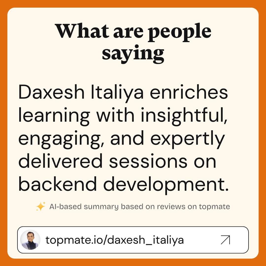 We as creators, never share what we feel for ourselves but <a href="/topmate/">myeoung su Park</a>.io just did it for us.

I got my profile summary generated by topmate. It highlights the journey of knowledge sharing and personal growth.

Here's to embracing the growth.