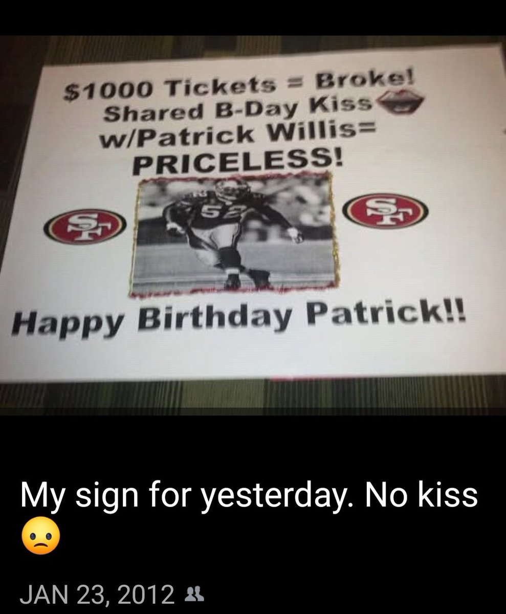 Onemoretri's tweet photo. @PatrickWillis52 Found this today.  Was at Candlestick with my sign.  I'm so happy to have seen you play for my Niners all those years! I have ONLY 2 jerseys. 36 from my all-time favorite,  Merton Hanks and you, 52 Patrick Willis! 
NINERFaithful! https://t.co/tfBABZ75JO