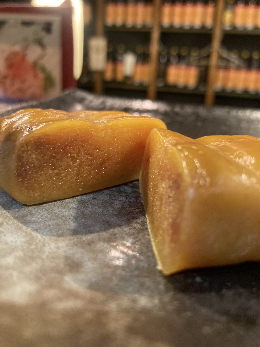 年末から仕込んでたカラスミがようやく完成したー！
1ヶ月…

しかし、俺はカラスミが苦手で食べれません