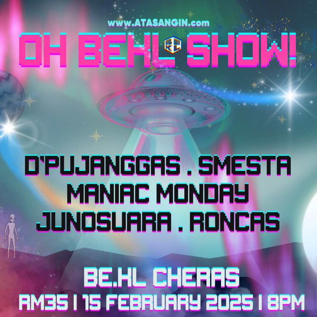 maniacmondaymy's tweet photo. Jumpa anda pada 15 february di Be KL! Kami akan berkongsi pentas bersama @dPujanggas
@SMESTAMY
@junosuara #roncas
Jumpa anda disana!
tiket boleh dibeli di laman web
https://t.co/X72X7FArNr https://t.co/jUwNazgS09