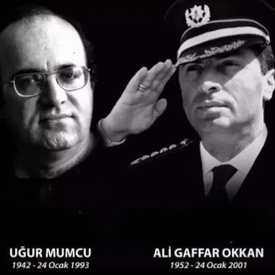 Karanlık güçlerce katledilen, laik, demokratik Türkiye savunucuları #UğurMumcu ve #GaffarOkan'ı saygıyla, Rahmetle Anıyoruz.
Ruhları şad olsun.