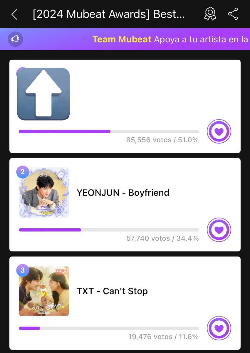 junnsgyu's tweet photo. PLEASE DONT FORGET TO VOTE ON MUBEAT FOR BOYFRIEND AND CANT STOP!!!!!! #MOAisONE https://t.co/NiDIjZFK0P