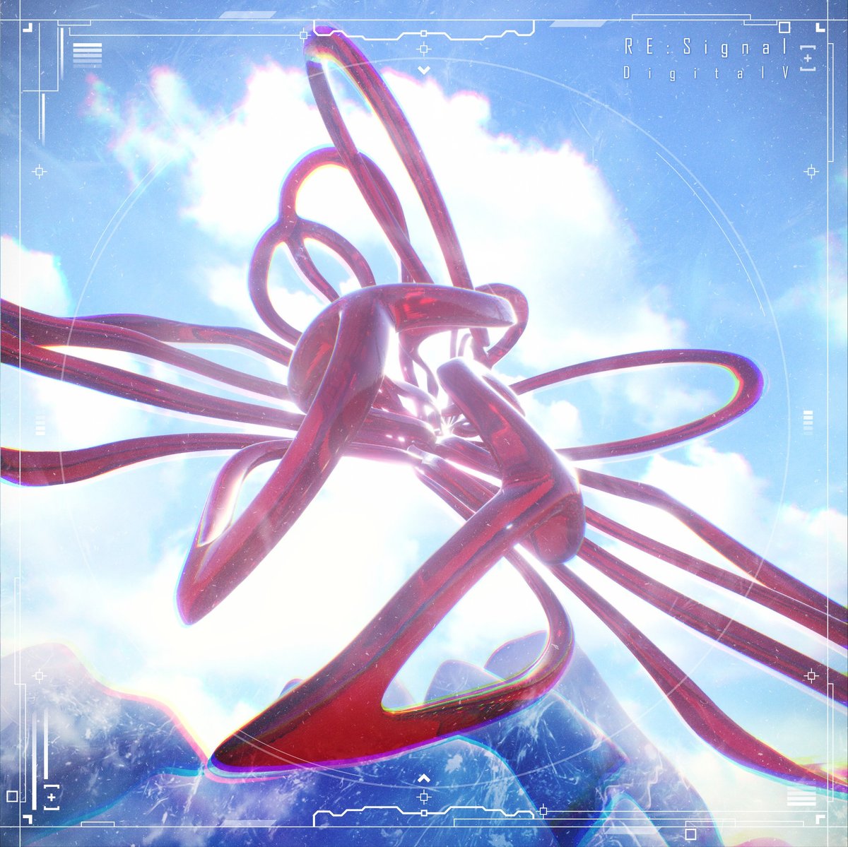 blllss_'s tweet photo. Did cover art for DigitalV 
Check out their new album "RE:Signal" , their music is cool 😎 https://t.co/N03XUiELkd