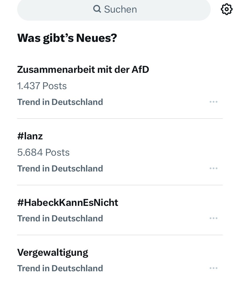 Trend in Deutschland? ⁦<a href="/elonmusk/">Elon Musk</a>⁩, das glaub ich dir und deinen Algorhythmen nicht!