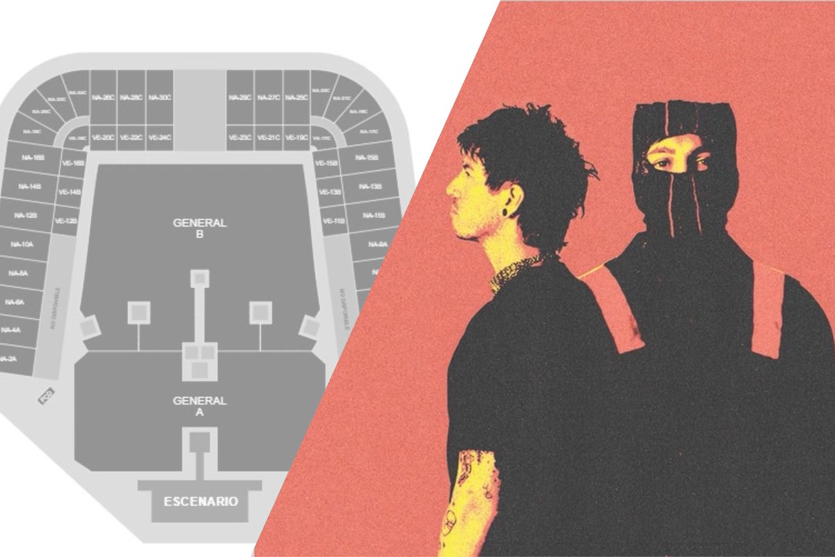 iTwentyOneNews's tweet photo. Oficialmente Twenty One Pilots hizo SOLD OUT en el ‘Estadio GNP Seguros’ de la Ciudad de México. https://t.co/9O7TifL1lU