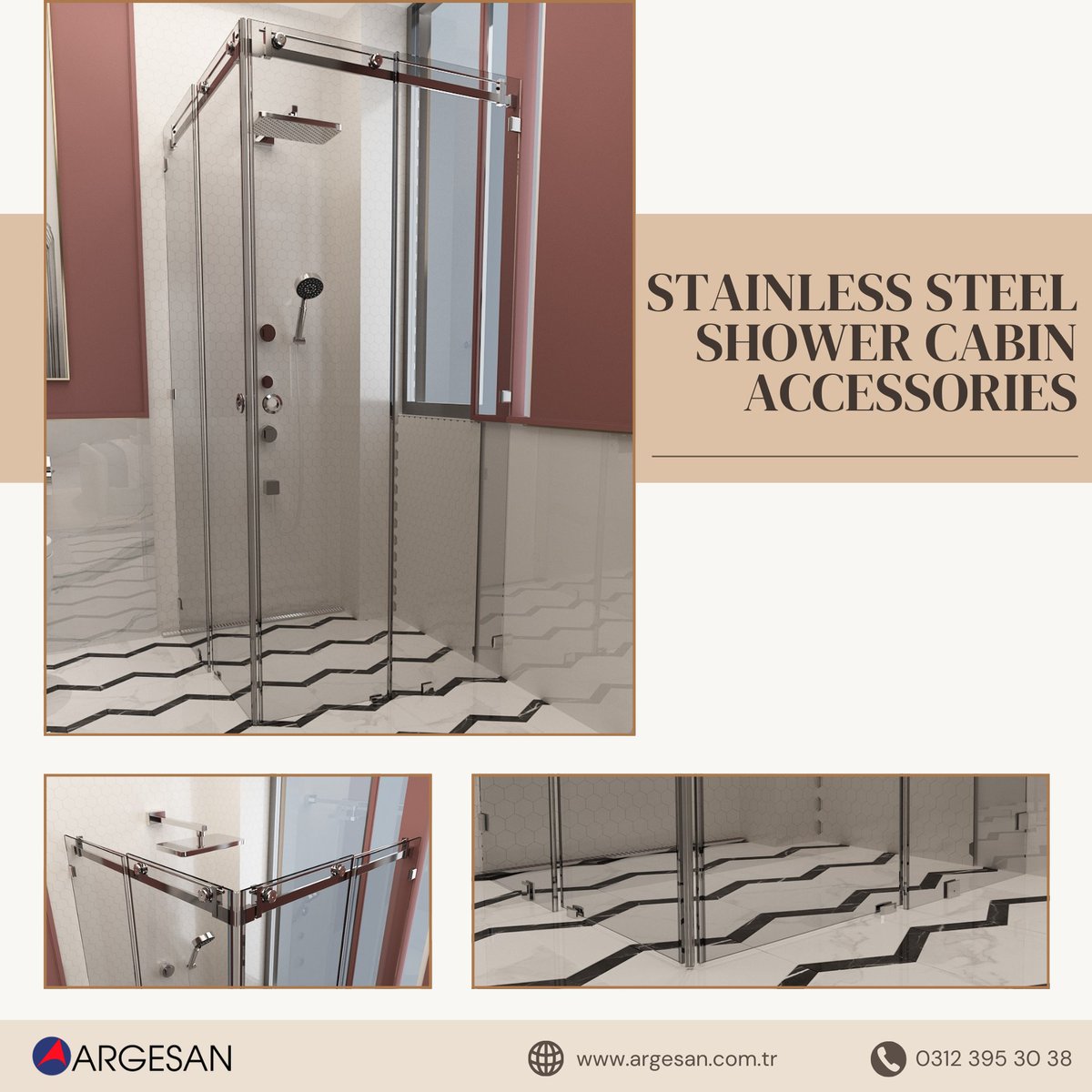 argesan_steel's tweet image. Stainless Steel Shower Cabin Accessories

 #showercabin  #slidingdoorsystem  #sliding  #stainlesssteelaccessories  #showersystem