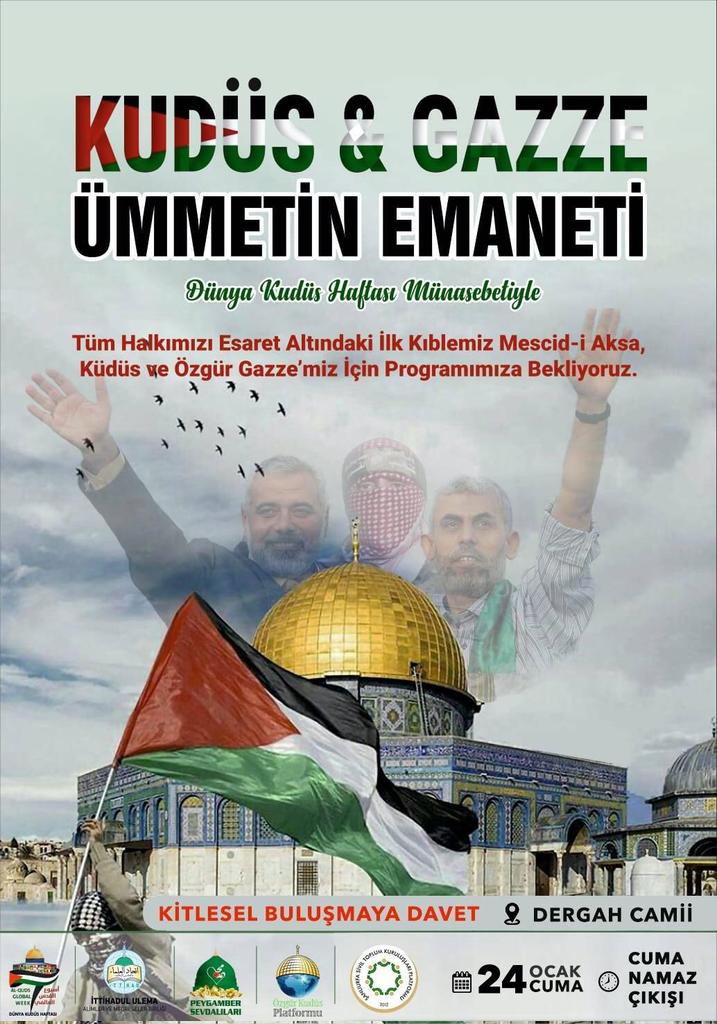 ibrahimcoskun63's tweet photo. Dünya Kudüs haftası
vesilesiyle,Peygamber Sevdalıları derneği tarafından
"Kudüs ve Özgür Gazze" basın açiklamasi  yapılacaktır.Şanlıurfa STK'ları Platformu olarak tüm kardeşlerimizi bekliyoruz...
@_aliyalcin_ https://t.co/CPaXJ9O1pd