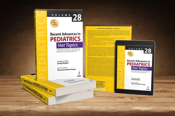 recentadvances's tweet photo. Just Released : RECENT ADVANCES IN  PEDIATRICS (HOT TOPICS), Volume 28. Editor-in-Chief: Dr Suraj Gupte. Publishers:  Jaypee Brothers Medical Publishers, New Delhi, January 2025, pages 600 plus. https://t.co/itNgX6T6L7