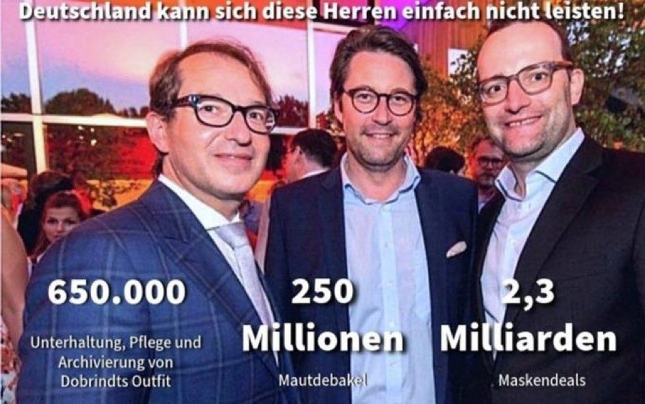 OckhamsC's tweet photo. @jensspahn Da lobe ich mir die Umverteilung á la #Spahn: 90 Mio.€ Steuergelder nie gelieferte Atemgeräte a die Fa. @DraegerNews. Da sitzt die Parteikomplizin #AstridHamker im Aufsichtsrat, die 2021 den Vorsitz im @Wirtschaftsrat von #Merz übernahm.

https://t.co/esXswQ5Xf2 https://t.co/CvsnDPG102