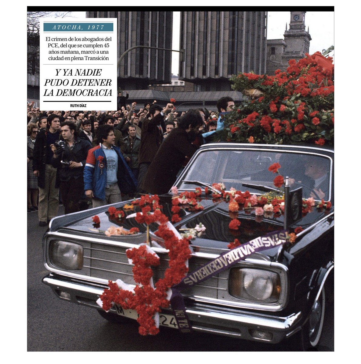 ConsuorF's tweet photo. #TalDiaComoHoy de 1977 pistoleros ultraderechistas asesinaron a CINCO miembros de un despacho de abogado: al ordenanza Ángel Rodríguez Leal, a los abogados Luis Javier Benavides, Enrique Valdevira y Francisco Javier Sauquillo y al estudiante Serafín Holgado.

#MatanzaDeAtocha ⤵️ https://t.co/kvFhyJwA9b
