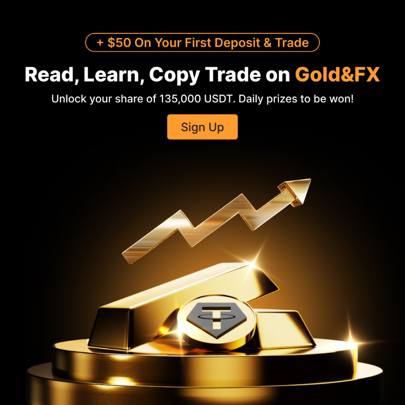 Bybit_Official's tweet photo. 🔥Join Bybit Copy Trading Gold&FX Fiesta!
👀Learn how to trade Gold & Forex with Copy Trading! Sign Up, unlock your share of 130,000 USDT!
📲Plus get $50 on your first deposit & trade!