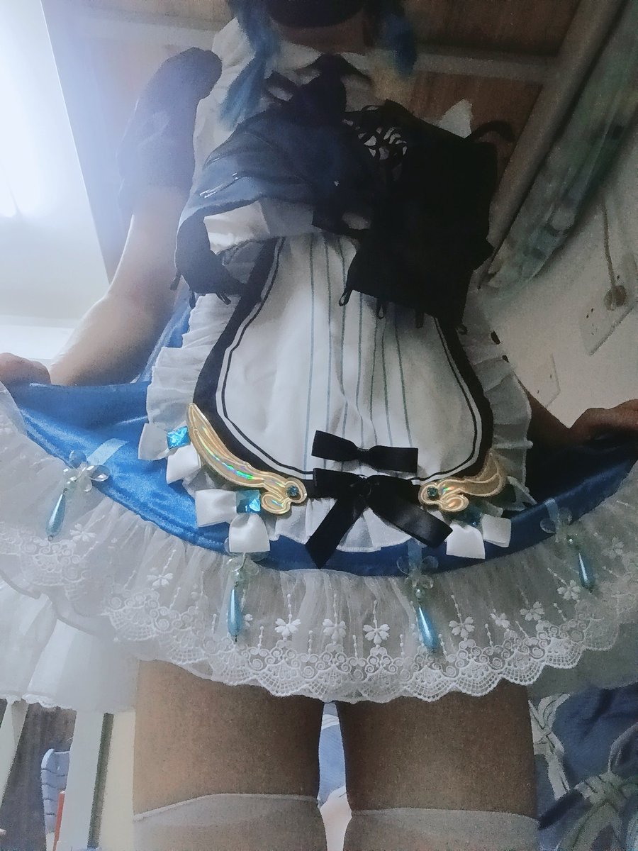 裙底下有什么呢 #男娘 #男娘coser #可爱の男孩子 #可爱的男孩子 #伪娘 #男娘cd