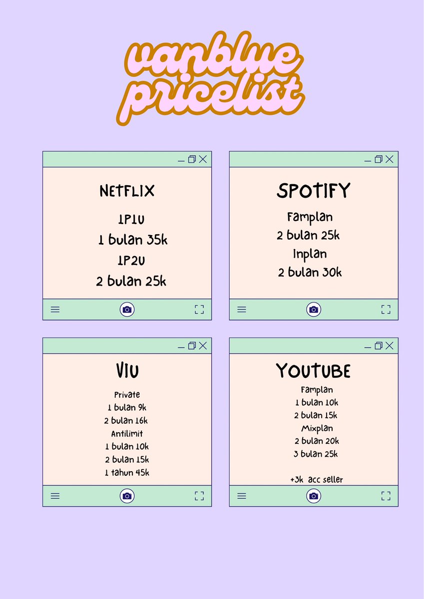 WTS NEED JUAL AKUN PREMIUM

VIU DISNEY CANVA YOUTUBE SPOTIFY VISION PRIME VIDIO AMAZON WETV NETFLIX APPLE MUSIC YOUKU IQIYI CAPCUT LOKLOK

PS: melayani jasa cek get contact 

Wa for fastrep : wa.me/6287717655214

#zonauang #zonajajan