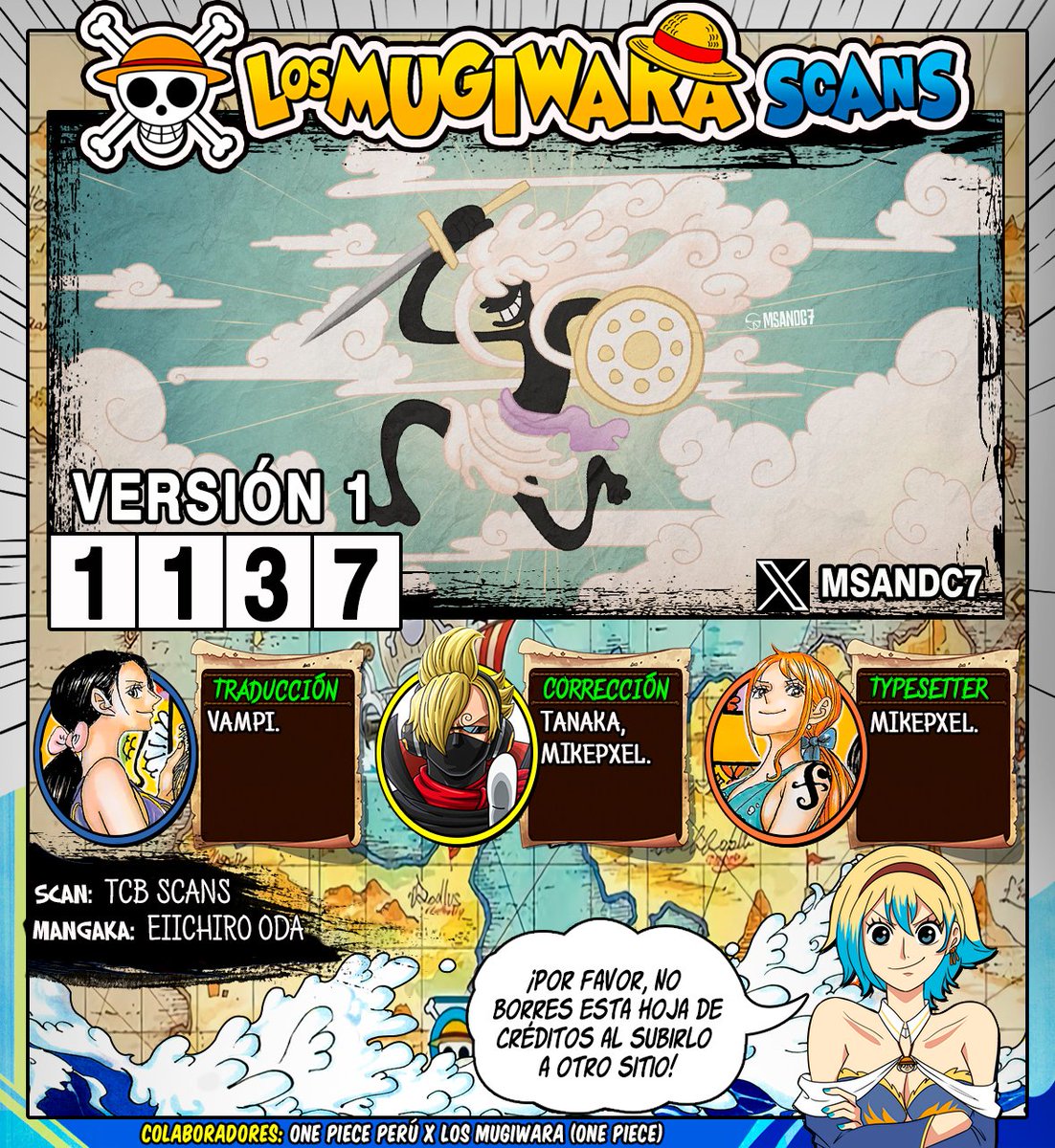Los Mugiwara Scans tweet media