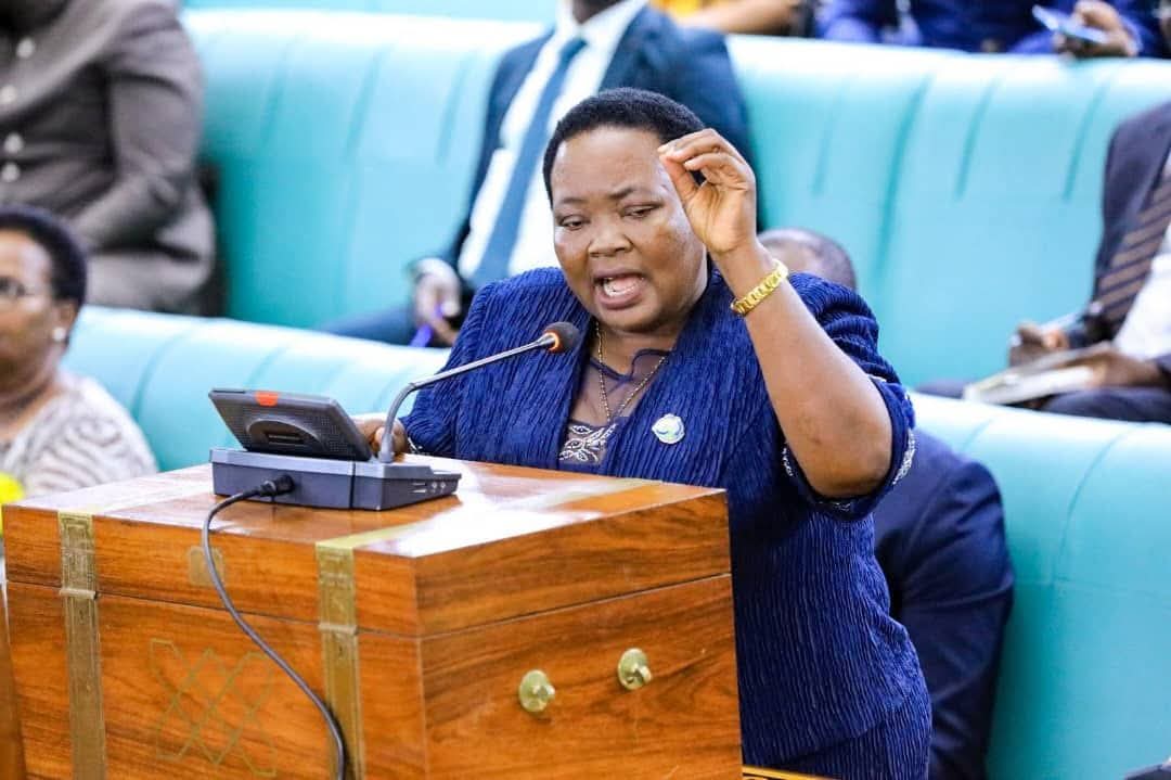 Kfred256's tweet photo. Prime Minister, Robinah Nabbanja has asked Parliament to approve additional funds to a tune of Shs53.119Bn for Lubowa Hospital, isn't this the very project parliament wasn't allowed to access when carrying out their oversight role?? And you kept quiet? 
@RobinahNabanja_ https://t.co/1oUQTK7TUq