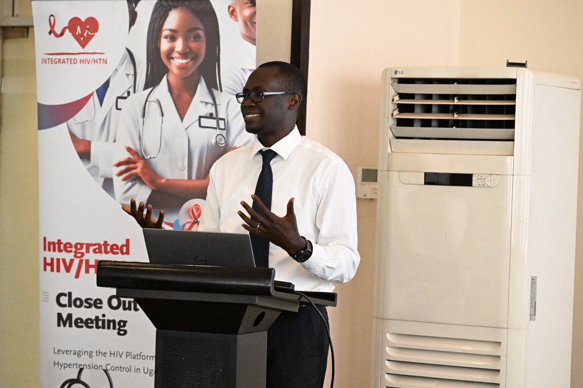 HIV_HTN's tweet photo. Wrapping up with valuable insights! Our consortium partners, @emmyrov from @HeartUganda, @CTugaineyo from @IDRC_Uganda, @ProfKamya from  @MakSPH, and @GeraldMutungi2 from @MinofHealthUG share their final reflections on this impactful project. #PartnershipsForHealth https://t.co/yPOSgTxuDY