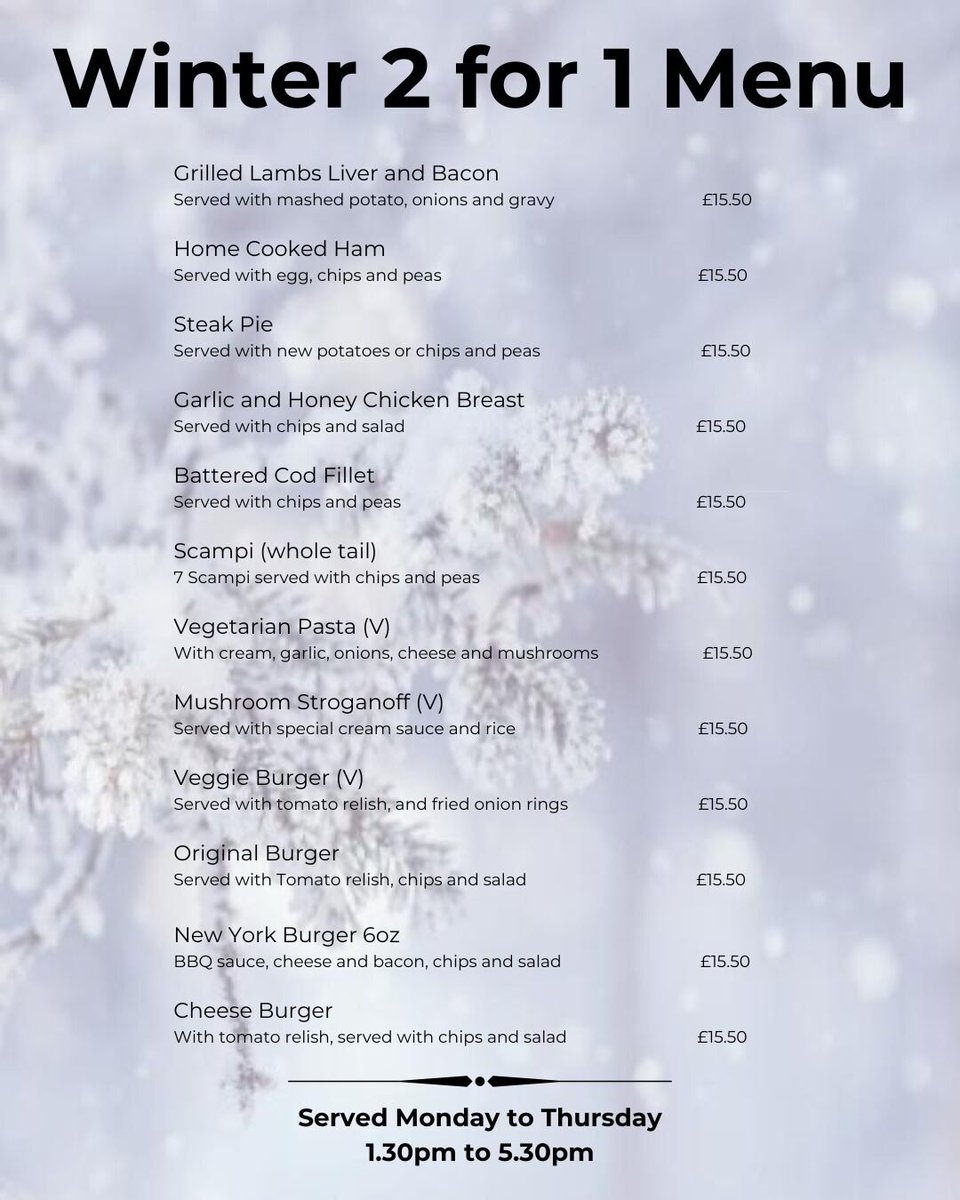 TheTouristTrail's tweet image. 🌟 Winter 2-for-1 Menu at The Navigator Hotel!
🔗 thetouristtrail.org/offers/the-nav…

❄️ Mon–Thurs | 1:30–5:30 PM
📅 Ends 13th Feb | 📞 Call 01243 864844

Cosy up with seasonal flavours!

#WinterDining #2For1 #WestSussexEats