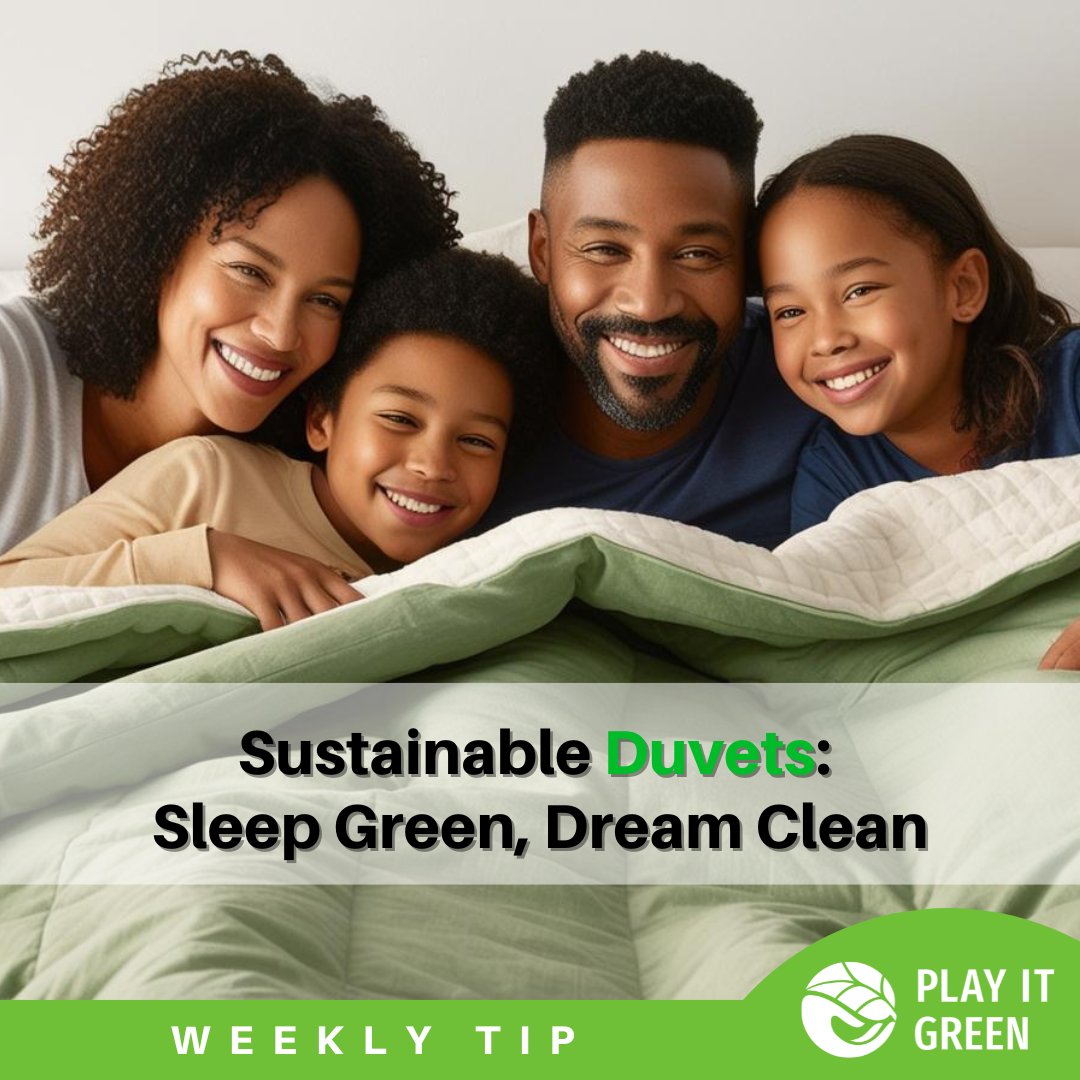 PlayItGreen2's tweet image. Did you know duvets date back to 3000 B.C.? But today, it’s all about sustainability! 🌍
Discover our top tips for sustainable duvets.
✨ Brands: @bedfolk, @FineBeddingCo and @duvethog.
👉 Read more: playitgreen.com/sustainable-du…
#EcoFriendlyLiving #SustainableHome #BeddingTips