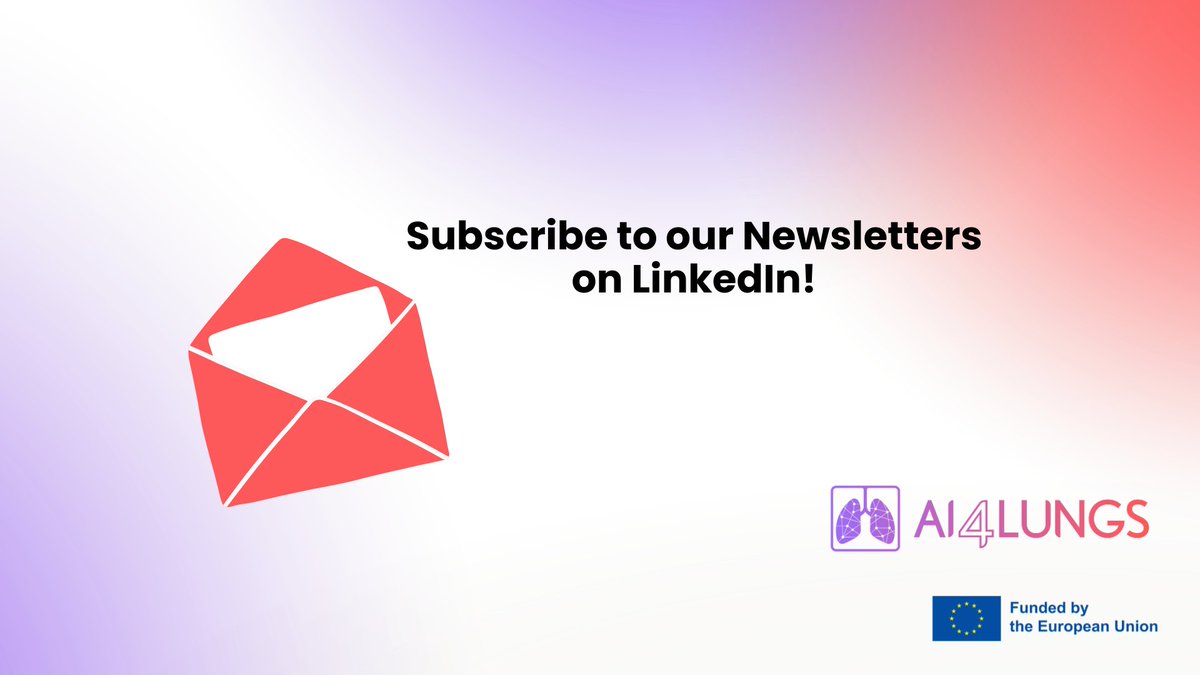 In case you haven't follow AI4LUNGS's Newsletters on LinkedIn, be sure to do so!
linkedin.com/build-relation…