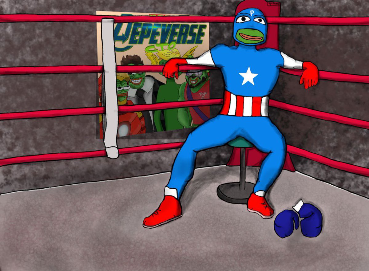 We will go more than 12 rounds if that’s what it takes. We will do whatever it takes and fight with all we have. 
Fantastic in house artwork crafted so consistently.
Enter the $PEVERSE today!!!!!
CA: 4NzCkMwXDtLodPJDBtNX7rGNzWZkYqgs3dtmQ5MVjAK2
PEPEVERSE