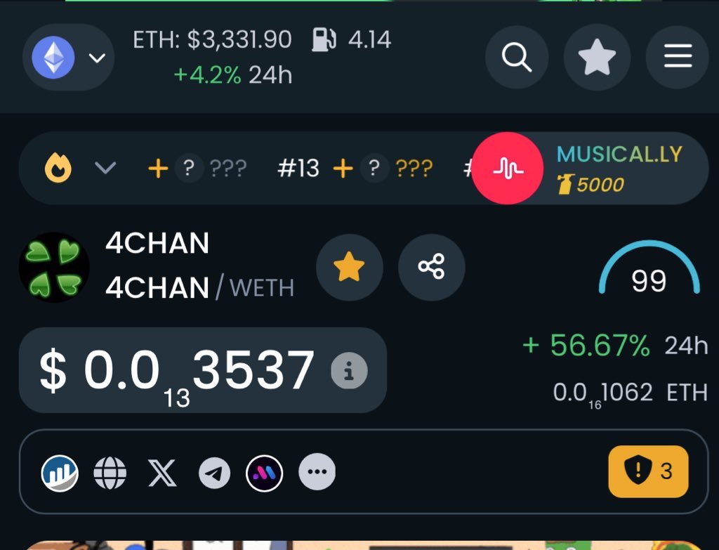 koczix3's tweet photo. This is the only one and true #4CHAN #4CHANTOKEN 

Others are scams, don’t engage 

@4chantokenio 🍀🍀🍀 https://t.co/Kbxu0d1DxI