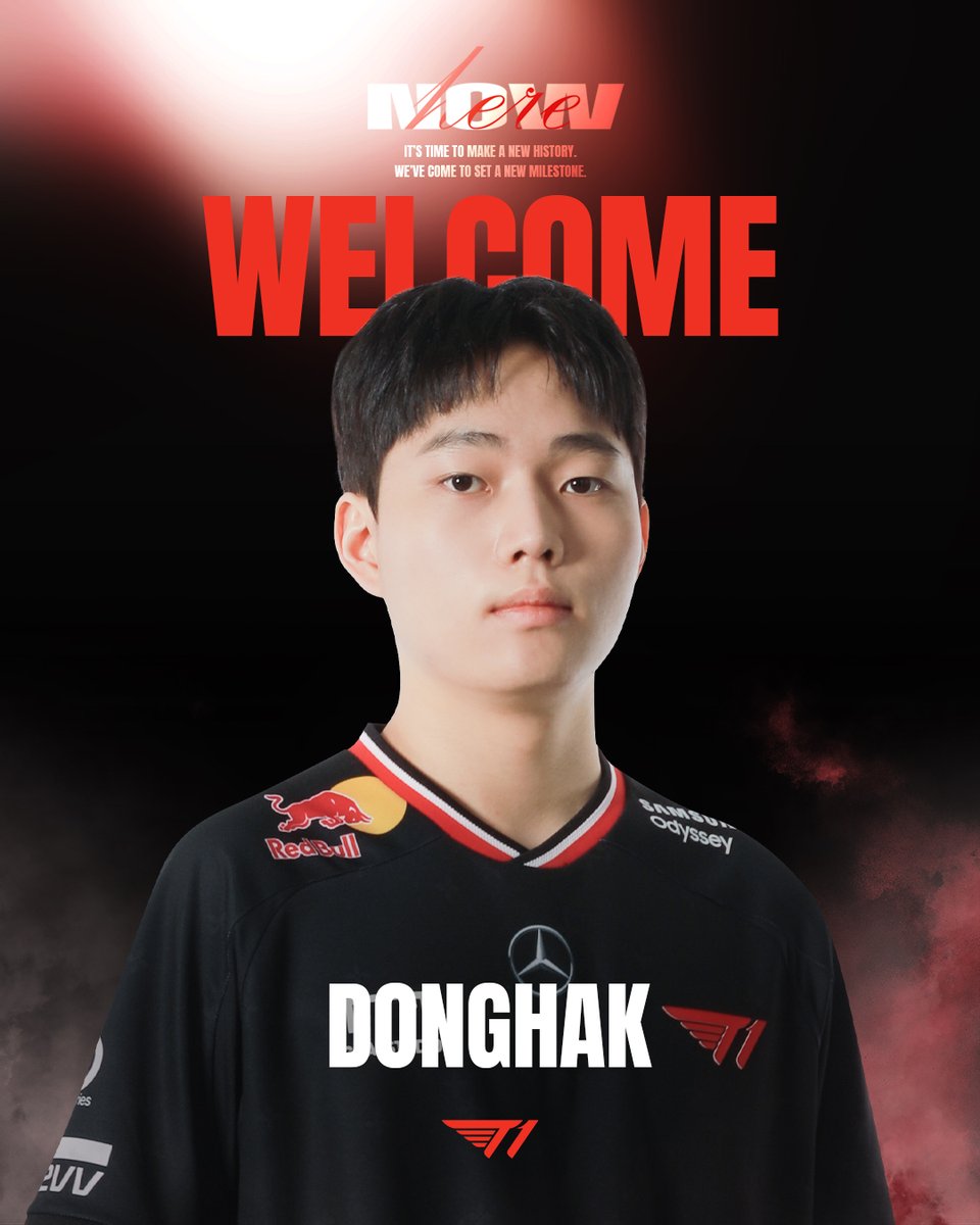 𝐖𝐄𝐋𝐂𝐎𝐌𝐄, ‘𝐃𝐎𝐍𝐆𝐇𝐀𝐊’

T1 Overwatch 2 팀에 합류한 'DONGHAK' 김민성 선수를 환영해 주세요.

Please welcome <a href="/Donghak_ow/">DONGHAK</a> who has joined the T1 Overwatch 2 team.

#TogetherAs1 #NowHere #T1Overwatch2