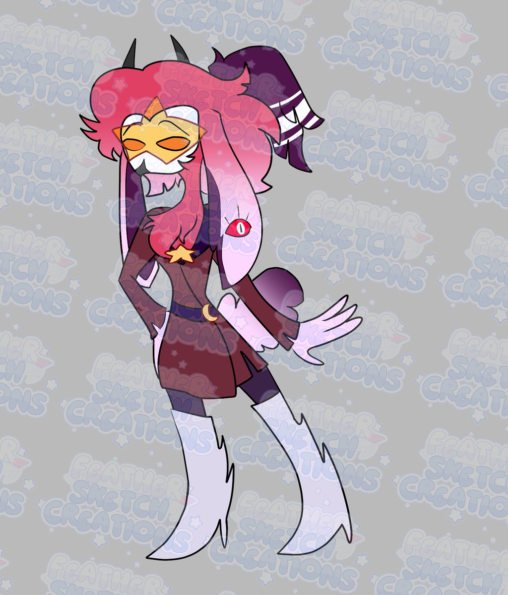 xFeatherSketchx's tweet photo. belphigor x Vassago fusion adopt.
$30!
want your own custom adopt from the fusion grid? check out the grid tacked onto this.
#helluvaboss #helluvabossoc #helluvabossfanart #helluvabossadopt #helluvabossadoptable #forsaleoc #ocforsale #adopt #adoptable #hazbinhotel #hazbinhoteloc #hazbinhoteladopt