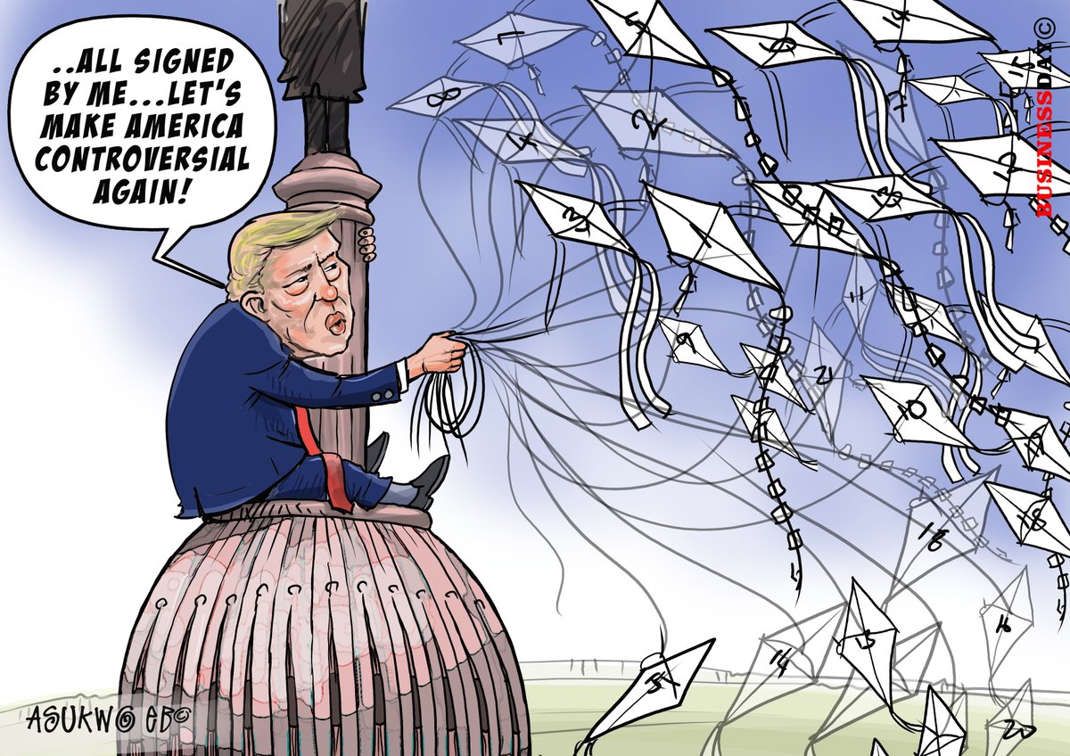 BusinessDayNg's tweet photo. Making Americans Fret Again
By @Asukwoeb
#laughterinthemirror #cartoon #humore https://t.co/I8P3bPZ5Mw