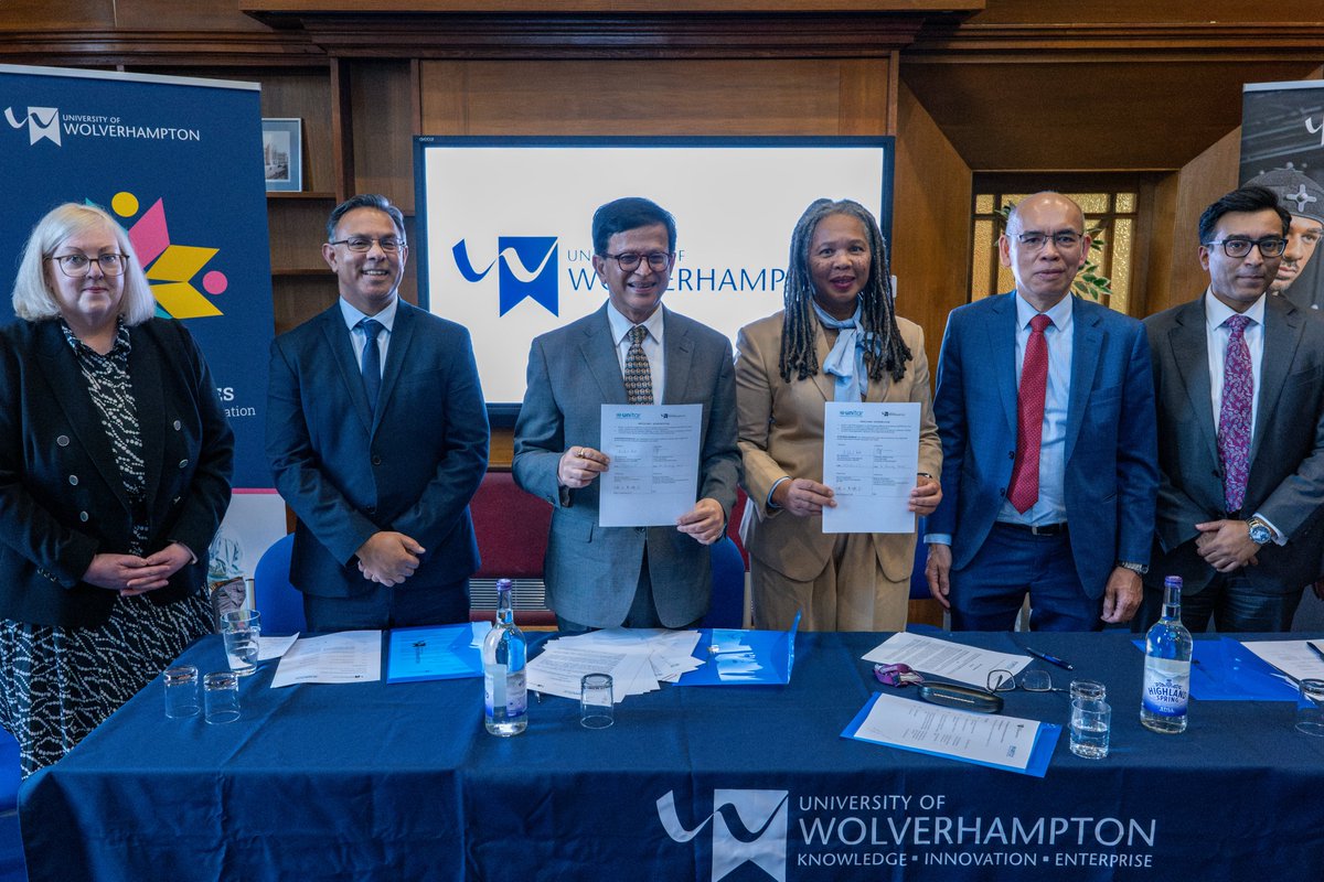 UNITARHiroshima's tweet image. On 15 January 2025, UNITAR and the University of Wolverhampton formalized a partnership by signing an agreement under the framework of the Prosperity Alliance Wolverhampton.

Learn more about the partnership here: unitar.org/about/news-sto…

© University of Wolverhampton