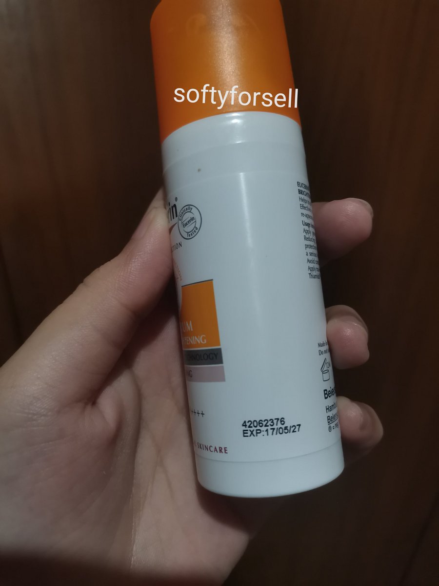 softyforsell's tweet photo. ส่งต่อ กันแดด eucerin spotless brightening เหลือ 80% ซื้อมา 999.- ส่งต่อ 330.- รวมส่ง
วันหมดอายุตามรูปเลยค่ะ

#กันแดด #Eucerin #ส่งต่อเครื่องสำอาง #ส่งต่อสกินเเคร์มือ2 #สกินแคร์มือสอง #สกินแคร์พร้อมส่ง #ของดีบอกต่อ https://t.co/vYuhDJxyfR