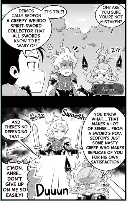 Just realized that 2545 got translate already LOL THE TITTLE LITERALLY "Eternal weirdo" 😭😭😭 give seofon a break, he just a creepy weirdo spirit-sword collector 😭🙌 