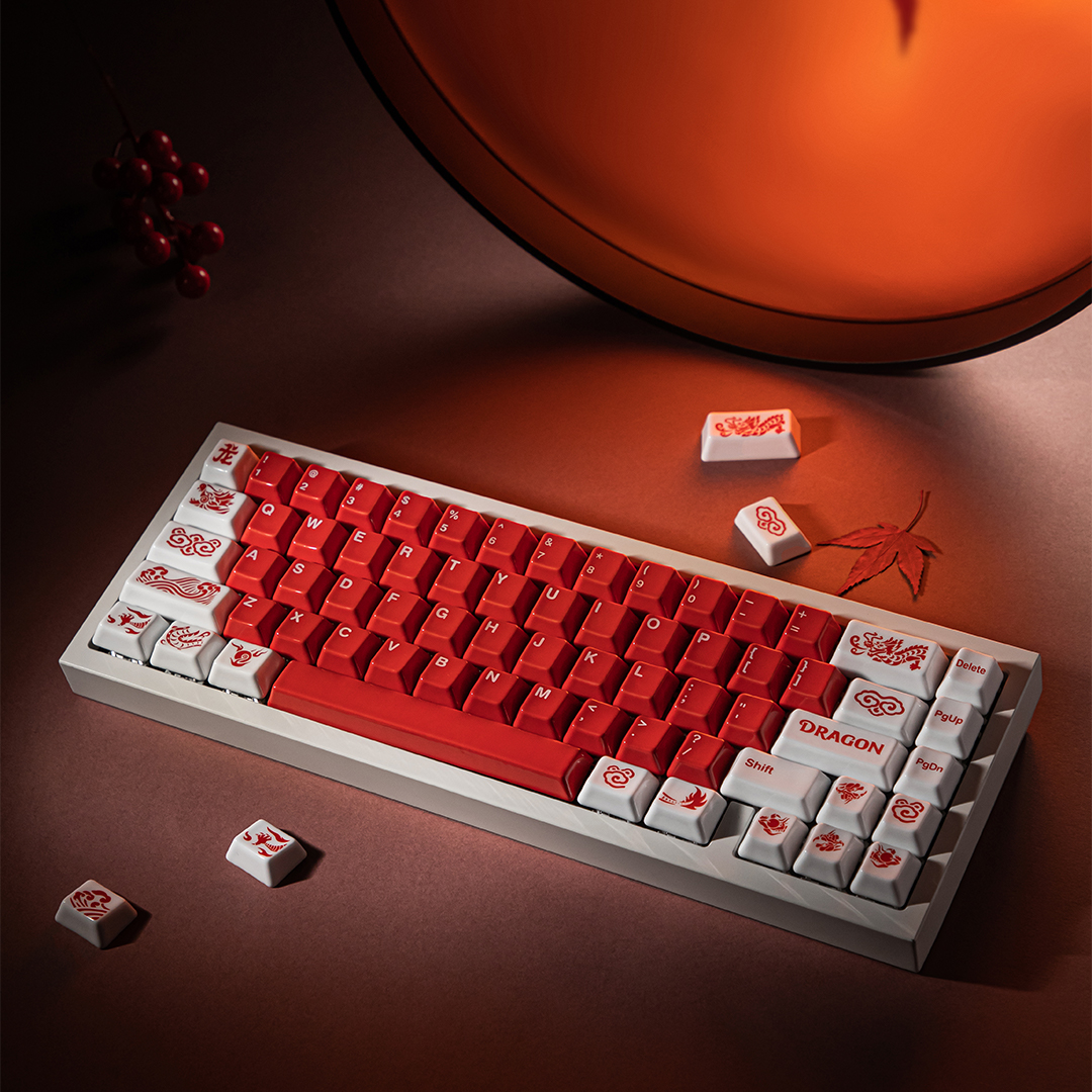 CerakeyOfficial's tweet photo. New Colors: The Choice is Yours😉

The timeless dragon-inspired designs revitalize the vibrant red and ceramic keycaps, infusing your typing experience with even more vitality.🍁

#novelkeys #dragonnovelkeys #cerakey #cerakeycaps #keycap #keycaps #keycapset #keycapdesign https://t.co/JHbUrHUtd4