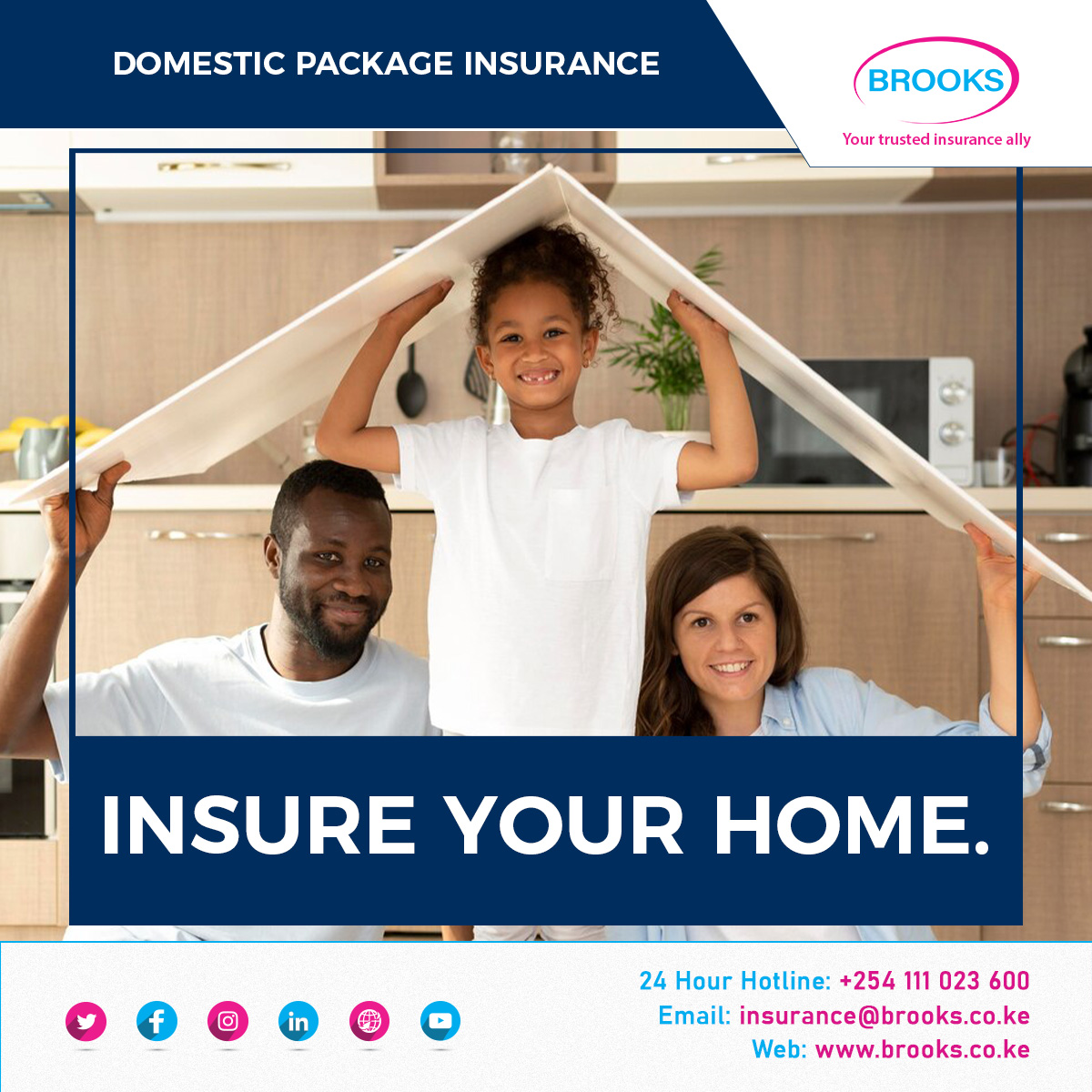 Your home is your pride, which is why you should insure it by getting a domestic package cover. Insure what matters to you most. #homeinsurance #home