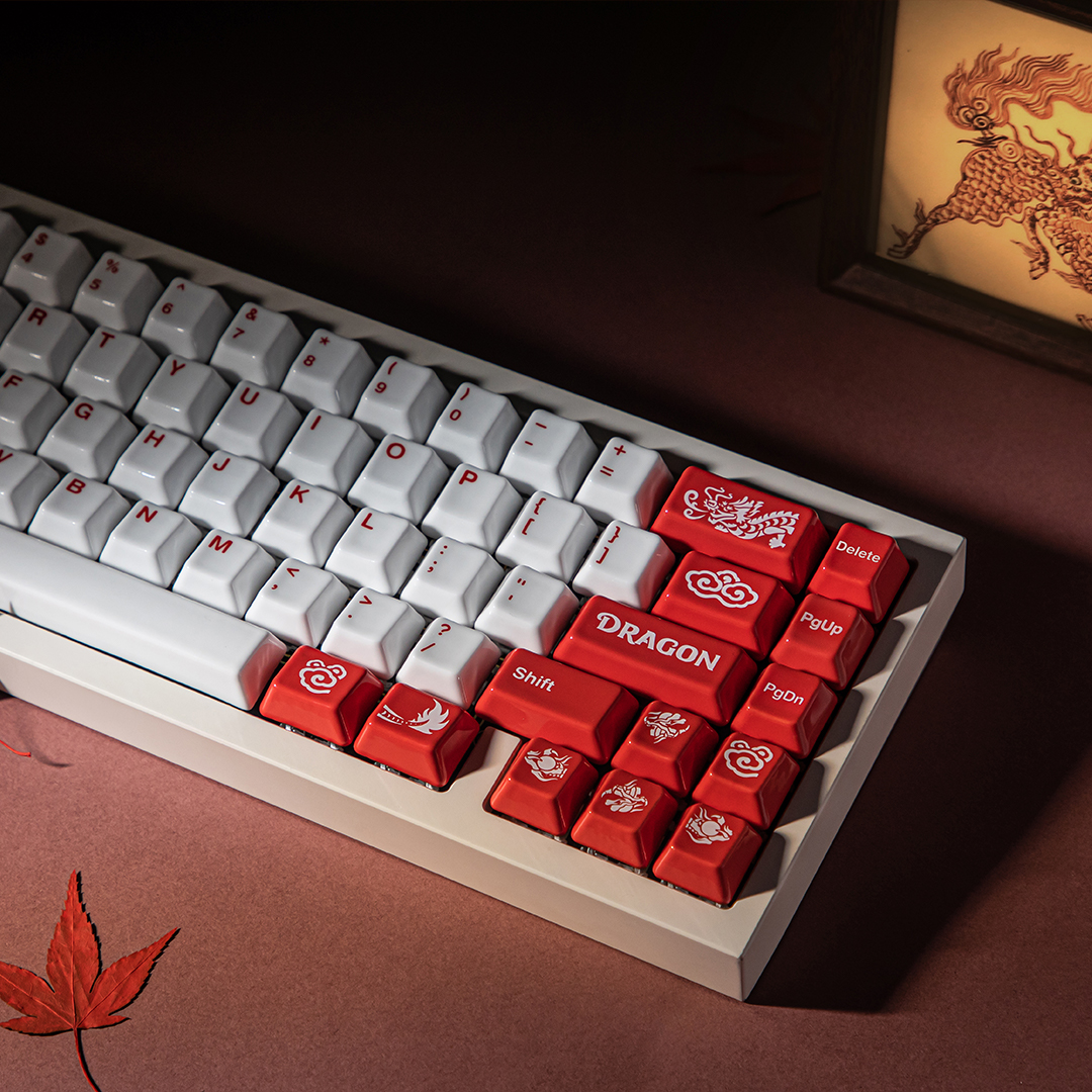 CerakeyOfficial's tweet photo. New Colors: The Choice is Yours😉

The timeless dragon-inspired designs revitalize the vibrant red and ceramic keycaps, infusing your typing experience with even more vitality.🍁

#novelkeys #dragonnovelkeys #cerakey #cerakeycaps #keycap #keycaps #keycapset #keycapdesign https://t.co/JHbUrHUtd4