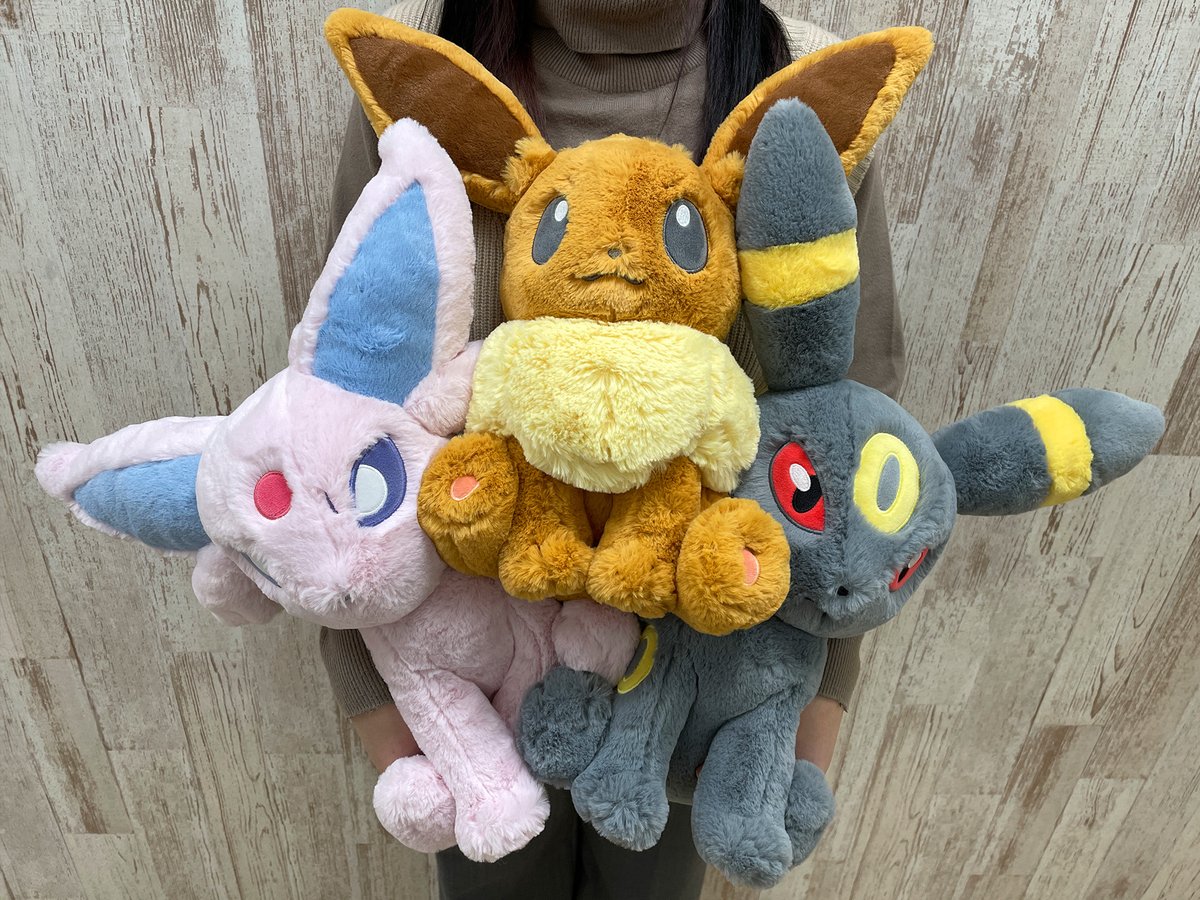 2月1日(土)、「ふわふわ抱きぬいぐるみ」シリーズの新作が、#ポケモン