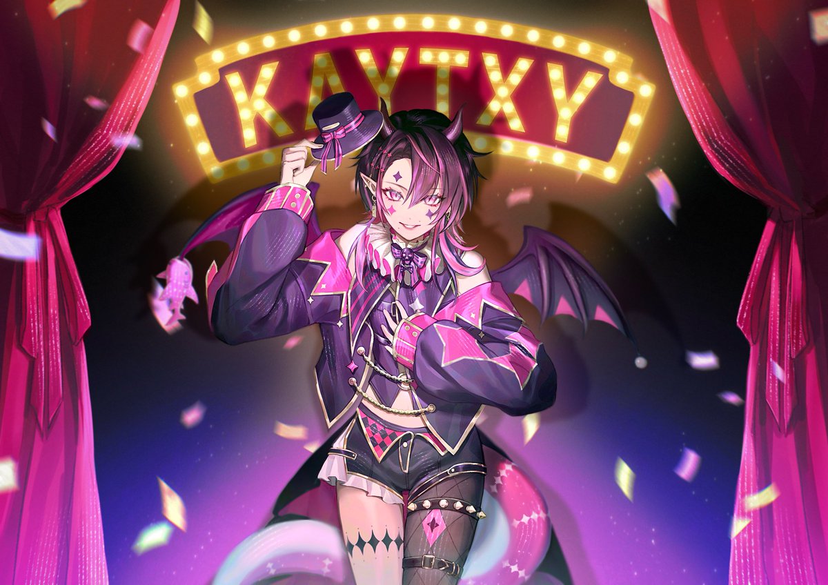 OUTFIT REVEAL DONE, THANK YOU FOR COMING AND SUPPORTING ME IT MEANS SM TO ME!! 🎪🎈

I cant wait to do more streams with my new outfit! <3

also pls check out <a href="/osashimisasami/">刺身ささみ_Live2D&illust</a> they did the art and live2D for my model and it’s so amazing!! 🫶✨