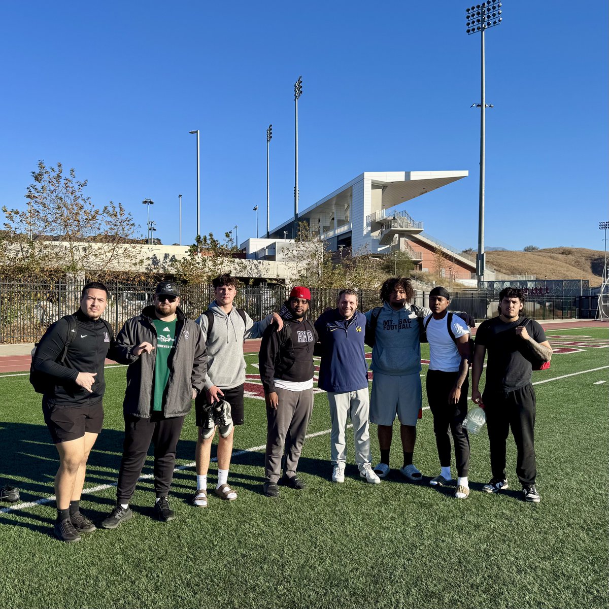 Lone Toailoa (@coachlone) on Twitter photo Thank you to <a href="/SacHornetsFB/">Sac State Football</a> DL Coach <a href="/DlineCoachEd/">Coach Ed</a> , and <a href="/CalFootball/">Cal Football</a> DL Coach <a href="/browning_coach/">Andrew Browning</a> for coming out to meet some of our DL today.
Appreciate you coaches for making the trip out to Mt SAC this morning 🤝🏽
#GoGoSacramento #GoBears #SACDAWGS <a href="/mtsacfootball/">Mt. SAC Football</a> Thank you to <a href="/SacHornetsFB/">Sac State Football</a> DL Coach <a href="/DlineCoachEd/">Coach Ed</a> , and <a href="/CalFootball/">Cal Football</a> DL Coach <a href="/browning_coach/">Andrew Browning</a> for coming out to meet some of our DL today.
Appreciate you coaches for making the trip out to Mt SAC this morning 🤝🏽
#GoGoSacramento #GoBears #SACDAWGS <a href="/mtsacfootball/">Mt. SAC Football</a>