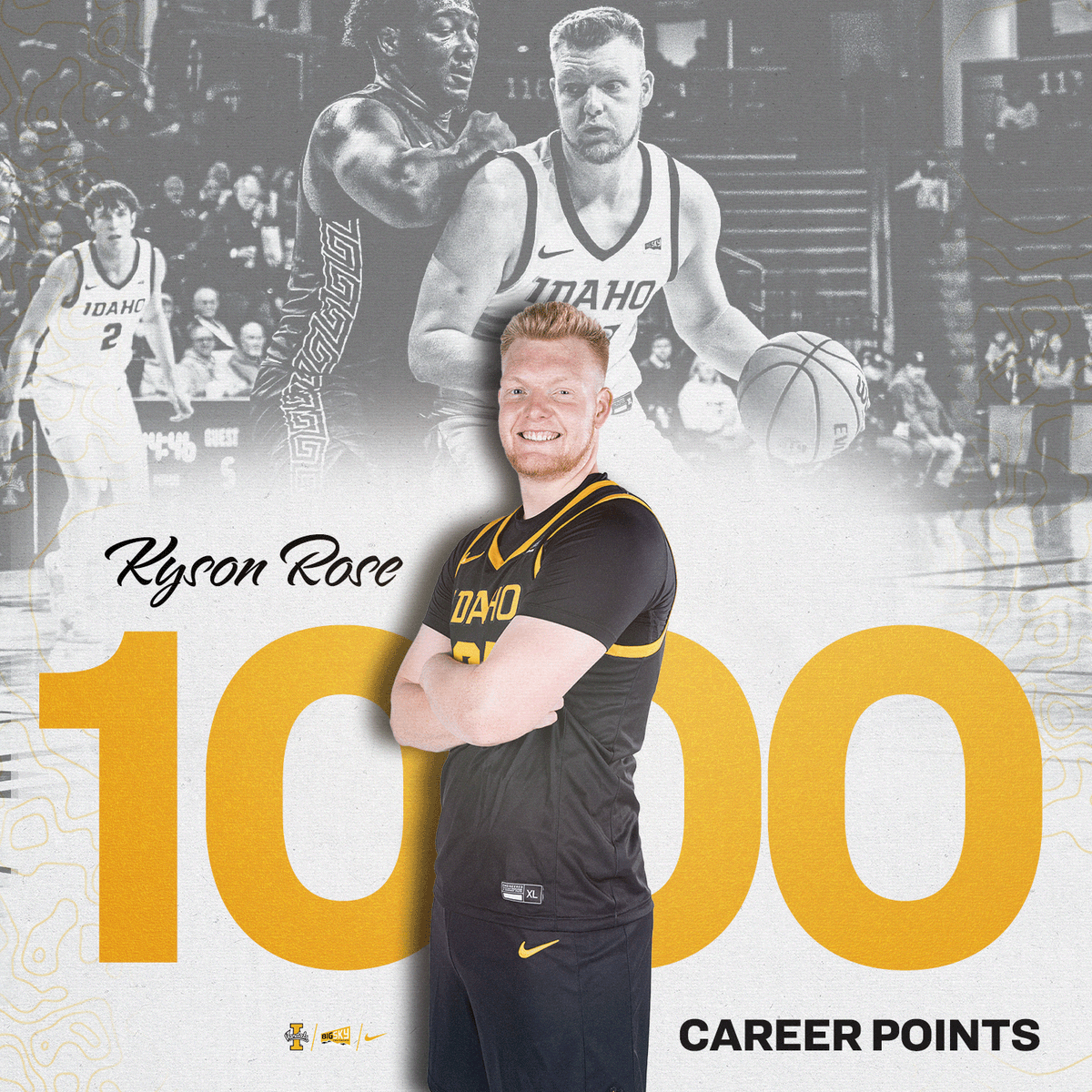 𝐊𝐘𝐒𝐎𝐍 𝐑𝐎𝐒𝐄 - 𝟏,𝟎𝟎𝟎 𝐂𝐀𝐑𝐄𝐄𝐑 𝐏𝐎𝐈𝐍𝐓𝐒

Congratulations to the senior on an incredible milestone in his career! A leader through and through, it's earned and well-deserved! 👏👏👏

#GoVandals