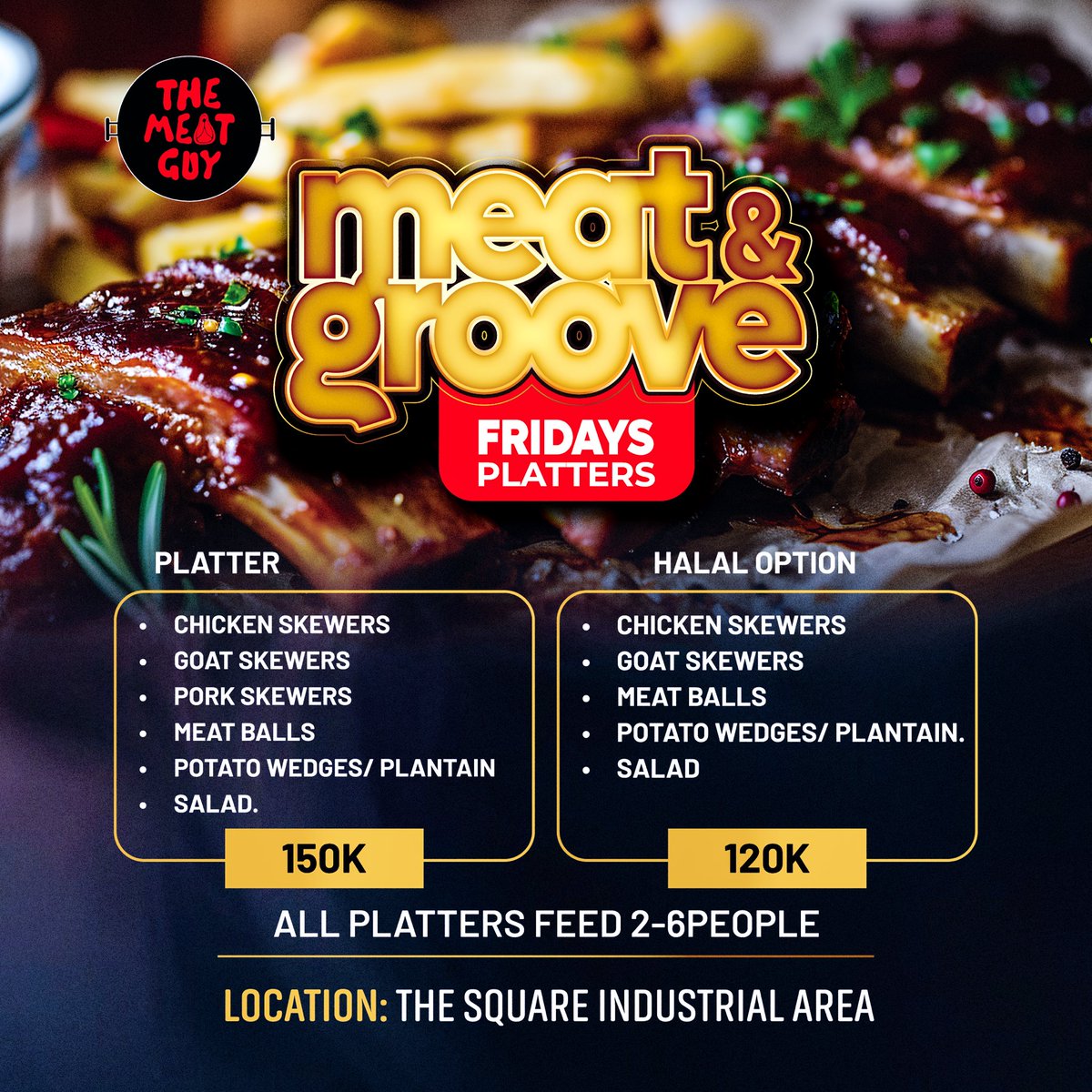 TheMeatGuy256's tweet photo. Meat &amp; Groove. These are the makings of a friday. Let us cater to you! 
#meat&amp;groovefridays https://t.co/j9SSqQcqCr