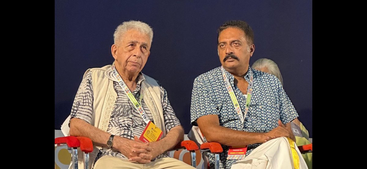 prakashraaj's tweet photo. Spending a quality time with veterans and children at #keralaLitFest #Kozhikodebeach #Nirdigantha #justasking #BleedInk #ProtestPoetry #SongsOfResilience #WhyAreYouNotSpeaking https://t.co/dKlRI6bghN