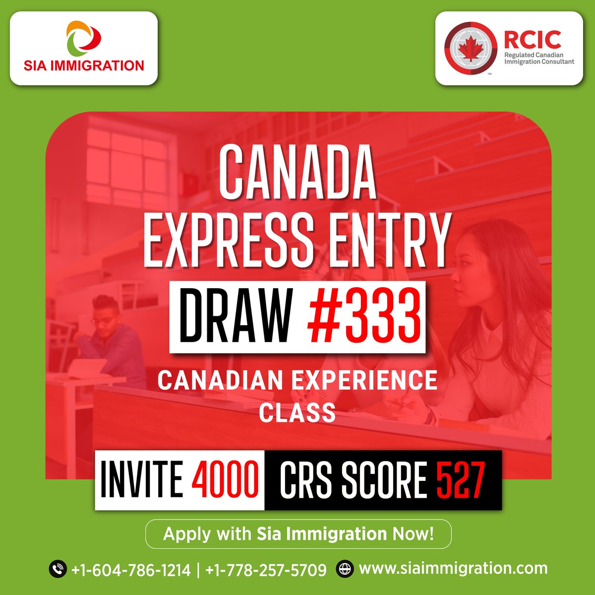 sia_immigration's tweet image. Ministerial Instructions respecting invitations to apply for permanent residence under the Express Entry system #333 – January 23, 2025

Apply with Sia Immigration Now @ +1-604-786-1214, +1-778-257-5709

visit: siaimmigration.com/express-entry-…
#canadianexperienceclass