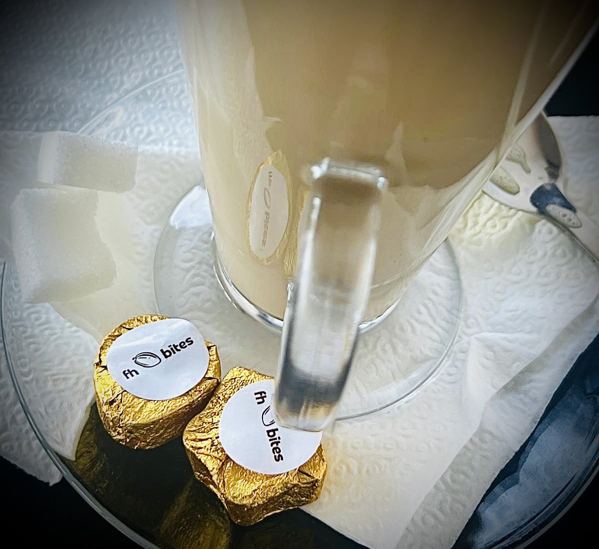 What would you like with your coffee? ☕️
#fhbites #gambianchocolate 🍫