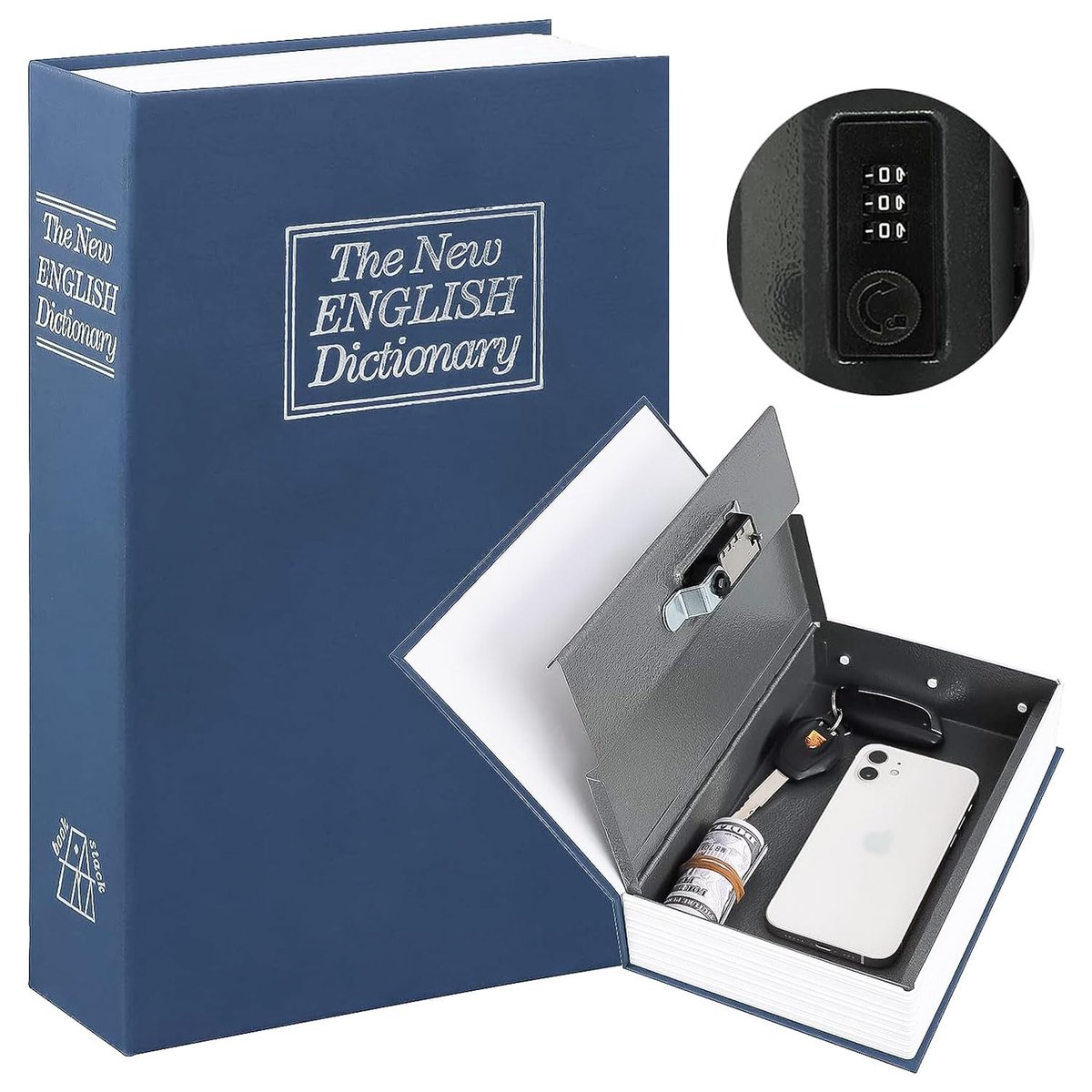 GurujiDeals's tweet image. Disguise your valuables with style! 🛡️📚 Shopo Book Locker Dictionary Safe blends into your bookshelf while securely storing cash, jewelry, and more.🔒✨ #HiddenSafe #HomeSecurity #CleverStorage
Buy Link: amzn.to/3C8JXME